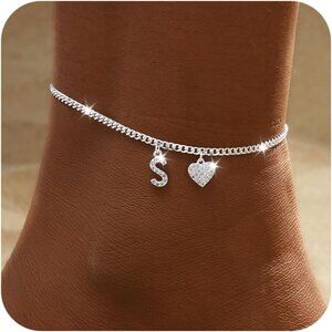 Gold Anklets Women Waterproof 14k Plated Layered Beach Summer Jewelry